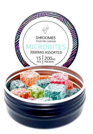 Shroomies Microbites Assorted Gummies – 3000mg