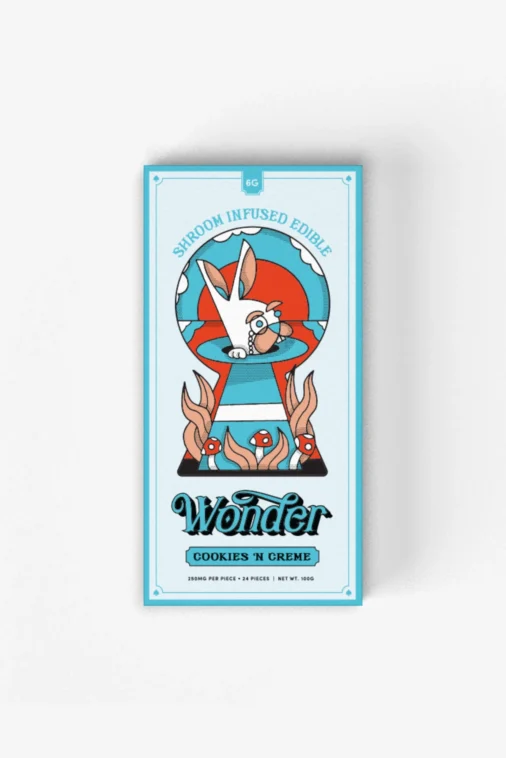 Wonder Psilocybin Chocolate Bar – Cookies ‘N Creme