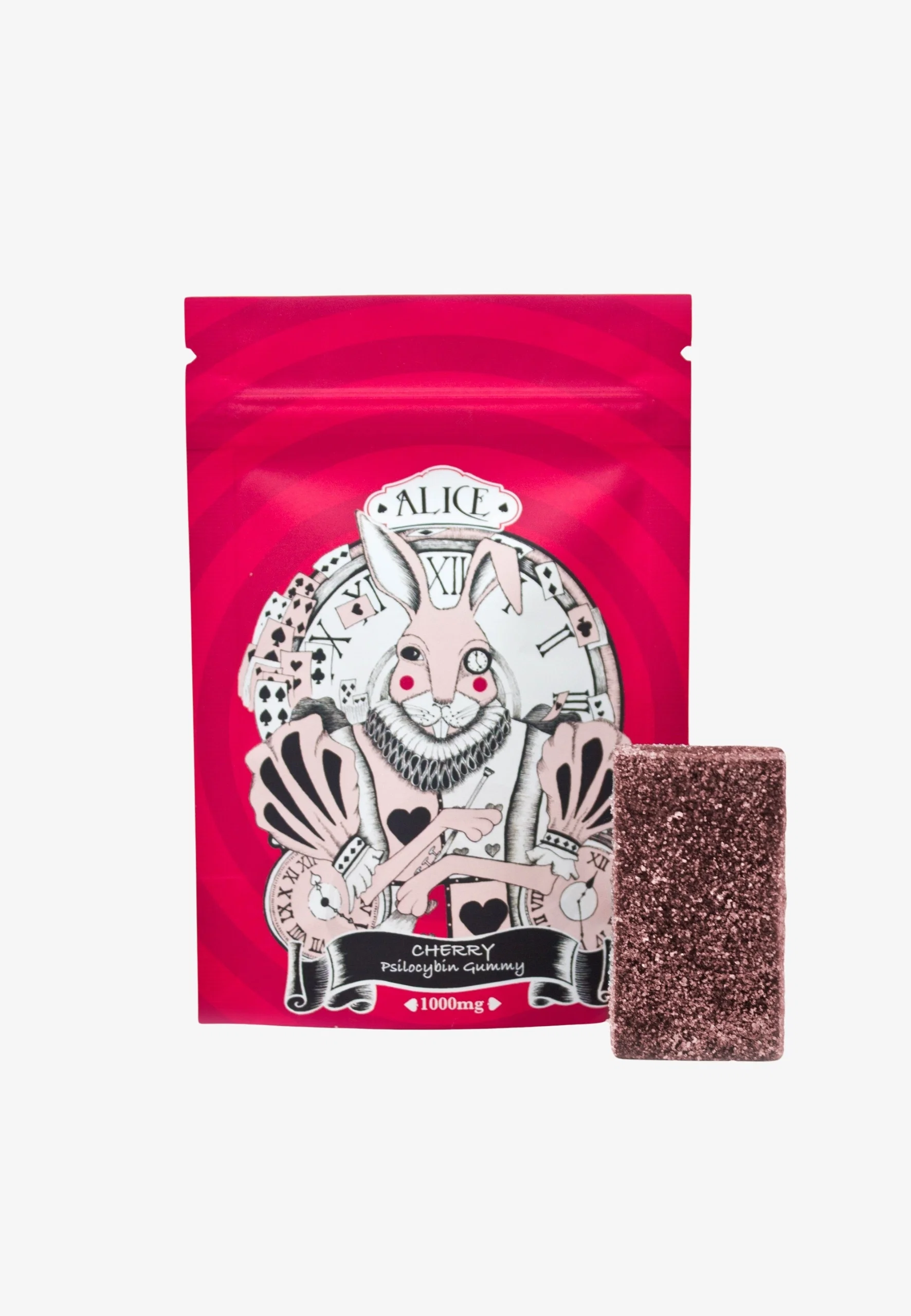 Cherry.webp Alice Mushroom Gummy – Cherry (1000mg) - Image 1