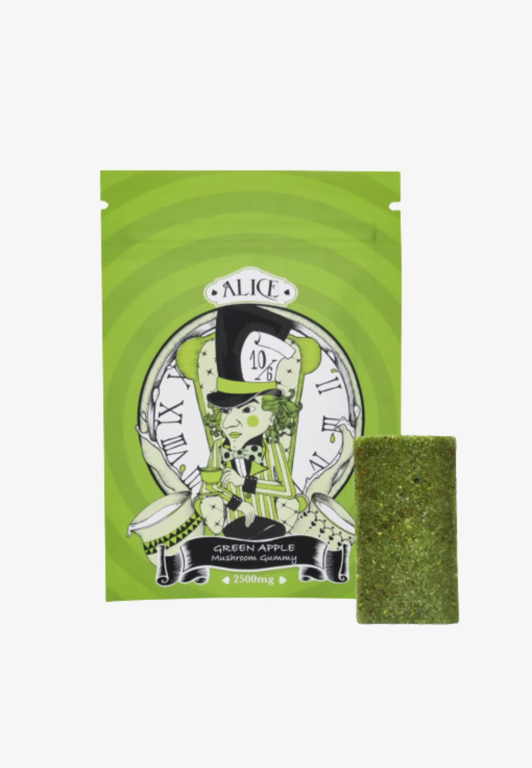 Green-Apple.webp Alice Mushroom Gummy – Green Apple (2500mg) - Image 1