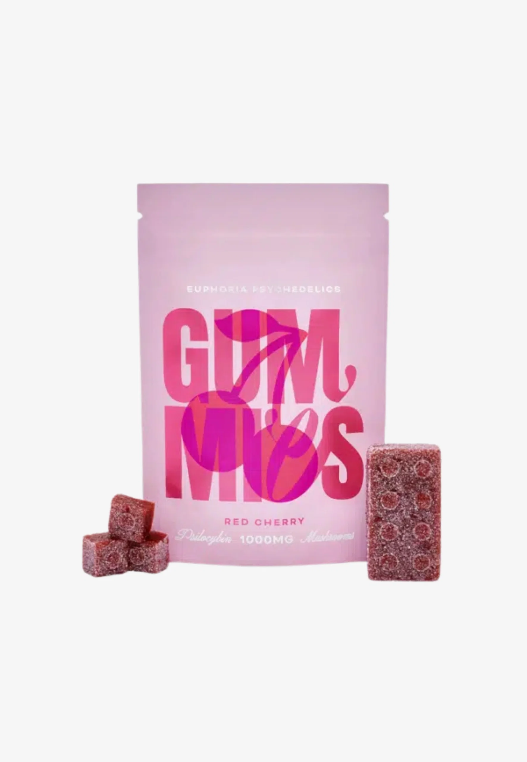 Lego-Brick-Cherry-Gummies-1.webp Euphoria Psychedelics – Lego Brick Cherry Gummies (1000mg) - Image 1