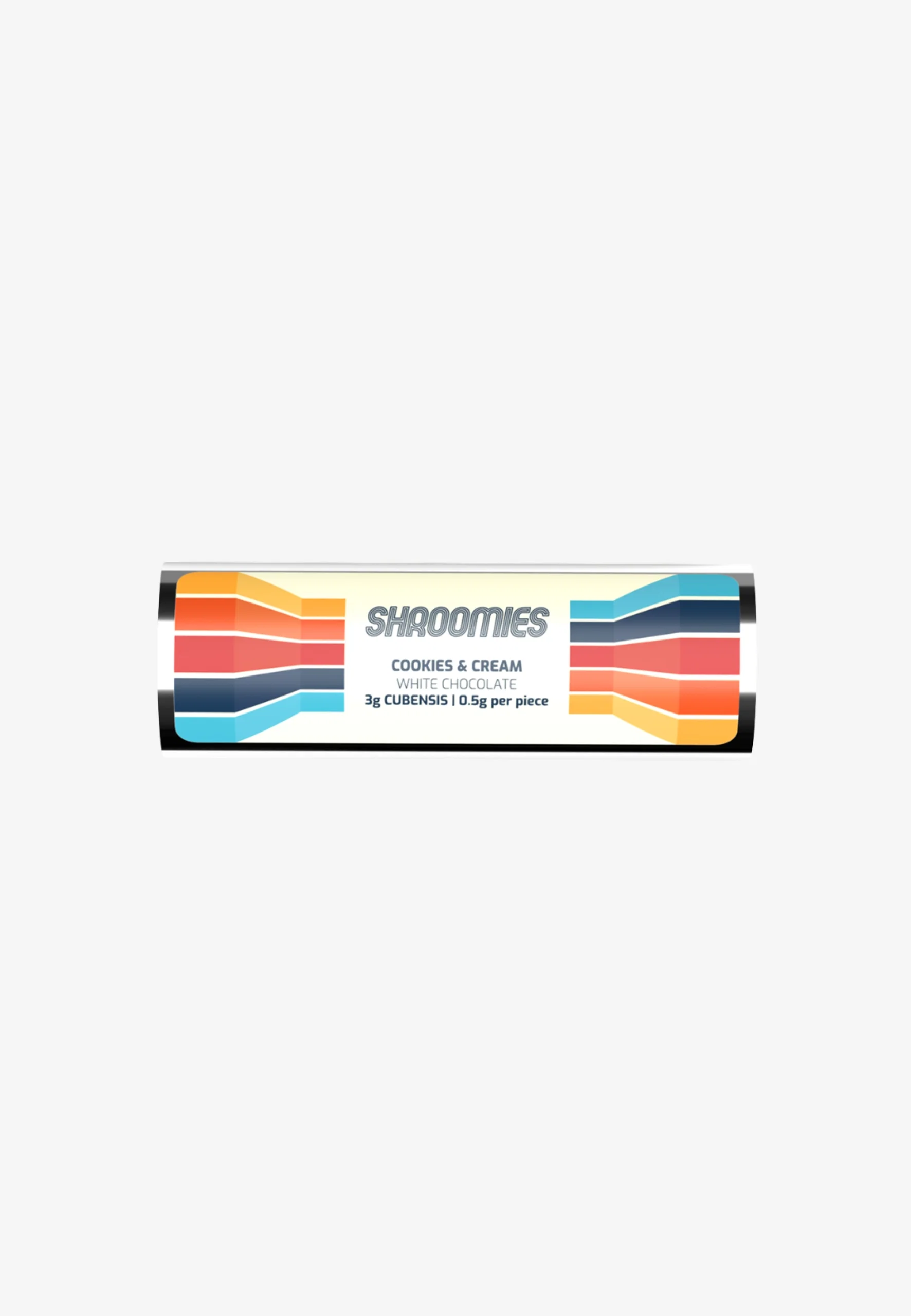 Shroomies-Cookies-and-Cream-Chocolate-Bar.webp Shroomies Cookies and Cream Chocolate Bar (3000mg) - Image 1