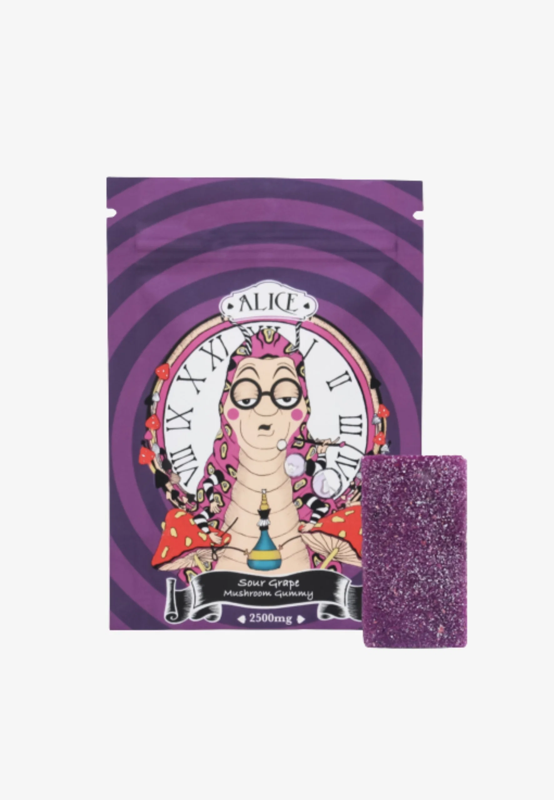 Sour-Grape.webp Alice Mushroom Gummy – Sour Grape (2500mg) - Image 1