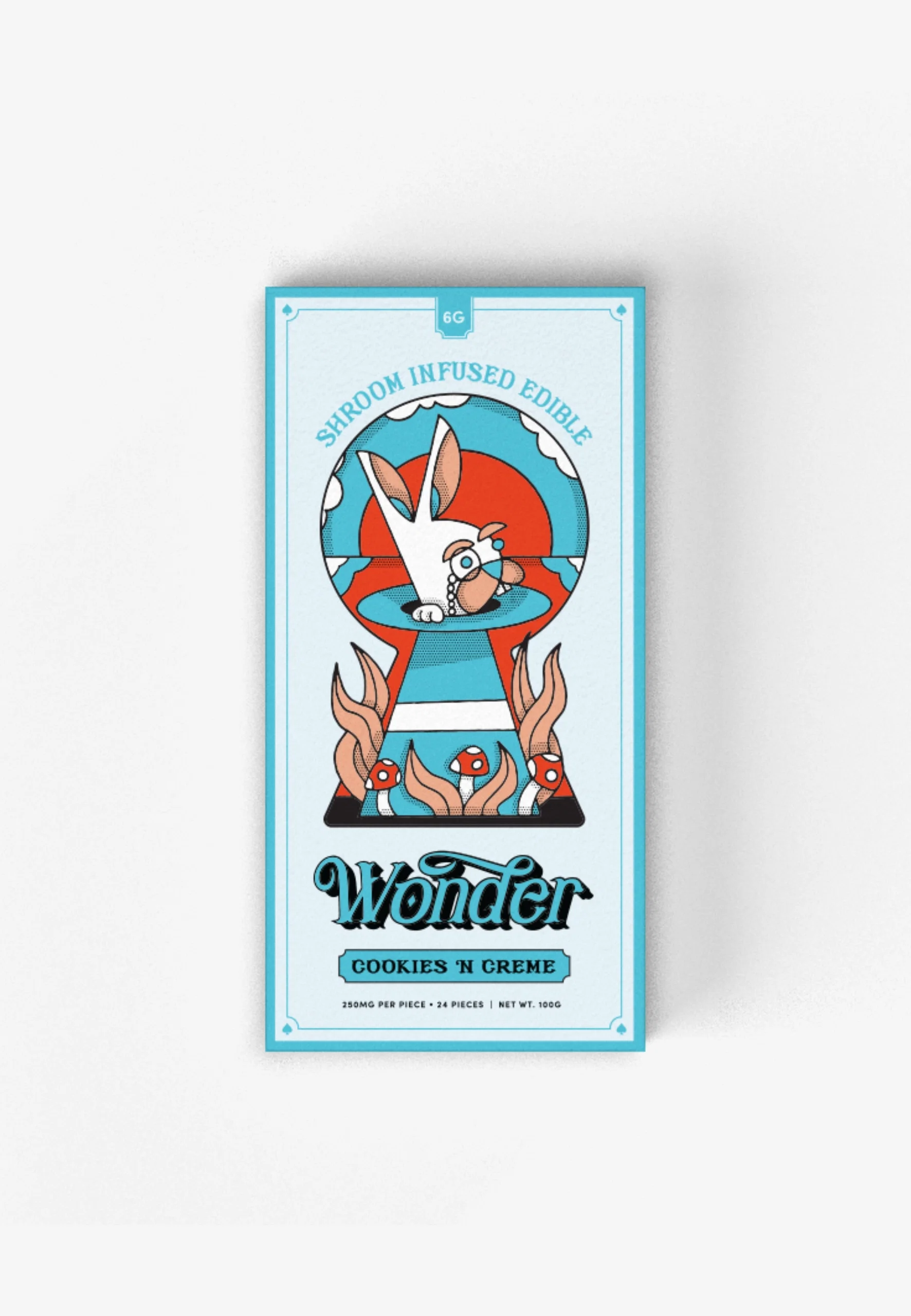 Wonder-Psilocybin-Chocolate-Bar-–-Cookies-‘N-Creme.webp Wonder Psilocybin Chocolate Bar Cookies & Creme (6000mg) - Image 1